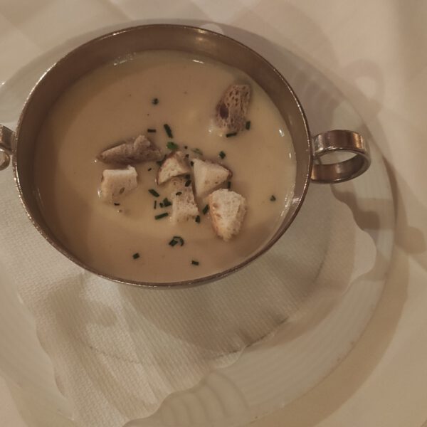 Foto von einer Cremesuppe