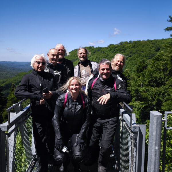Auf der Aussichtsplattform Hermersbergerhof
