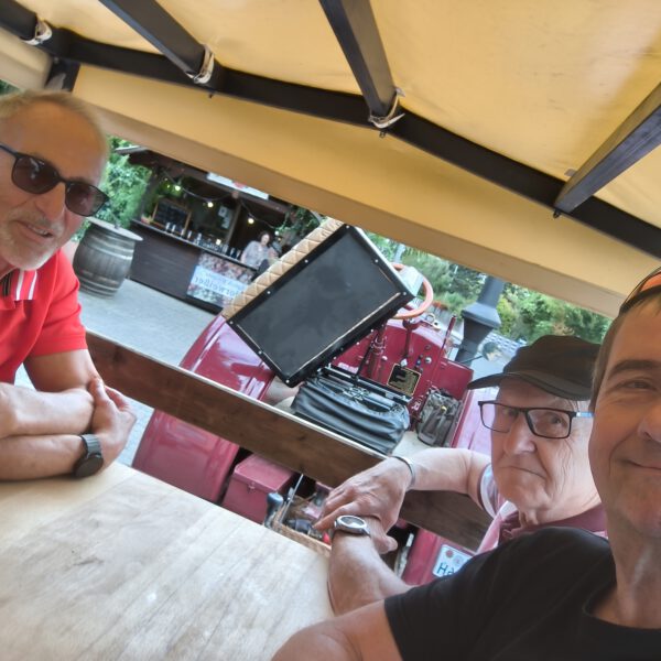 Bild vom Innern des Planwagen