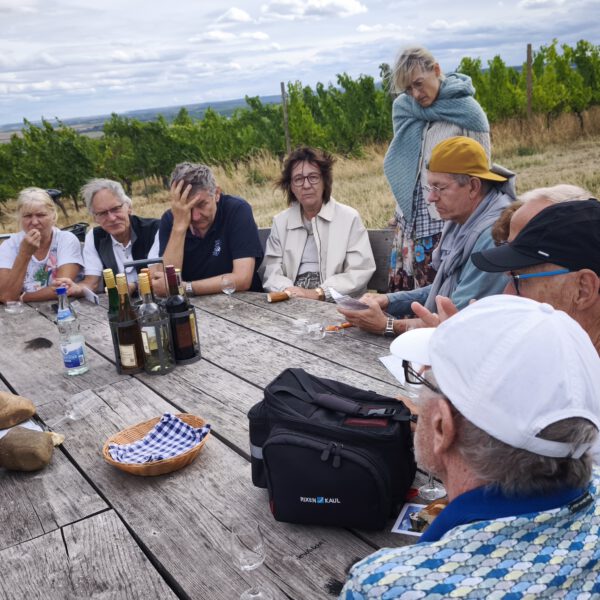 Bild von der Weinpräsentation