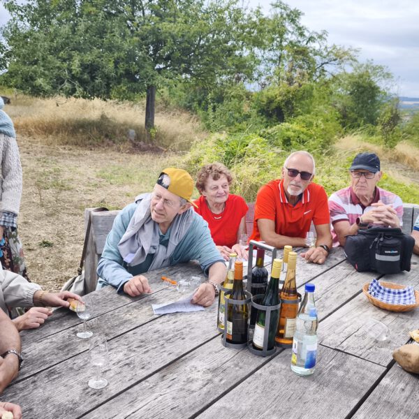 Bild von der Weinpräsentation